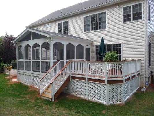 Screen porch and deck