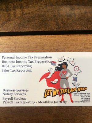 The Tax Lady!