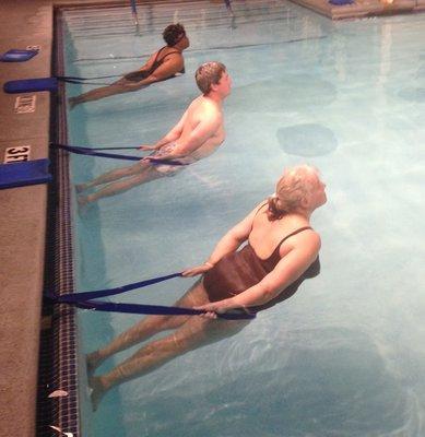 Anchoring in aqua yoga (Plano)