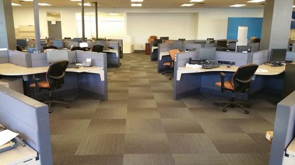 Gatestone commercial carpet tile replacement completed in September 2015