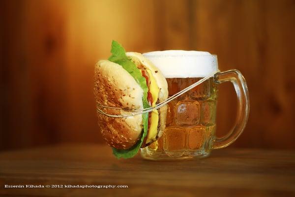 la mejor combinacion #cerveza y #hamburguesa