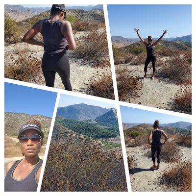 Always  on the move! Keep your body moving while you are on vacation....Hiking can be avery intense workout!