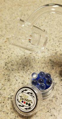 Black Market Glass Terp Twisters 7mm Terp Spinners & Core Reactor Banger