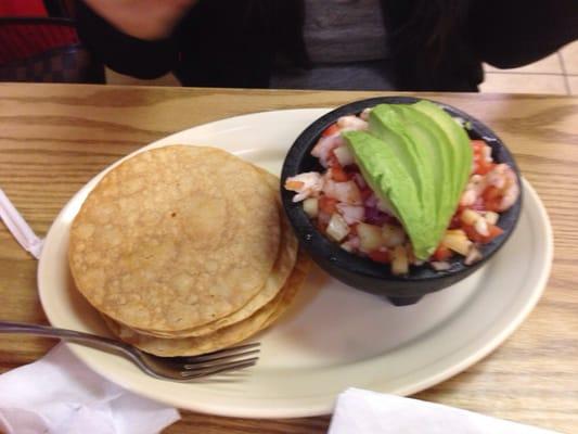 Small ceviche. Very sweet.