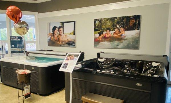 We have lots of models and color choices to help you select the perfect hot tub.