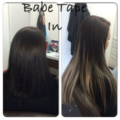 Try the Babe Tape In extensions. You can wash, style, and treat these extensions just as you would your own hair!