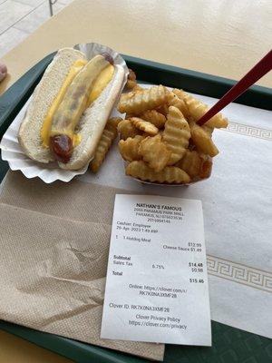 $16 for 1 hot dog meal