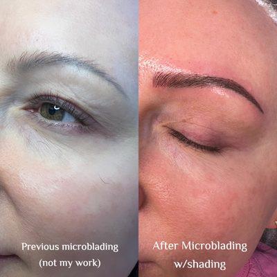 *Cover-Up* Microblading and shading