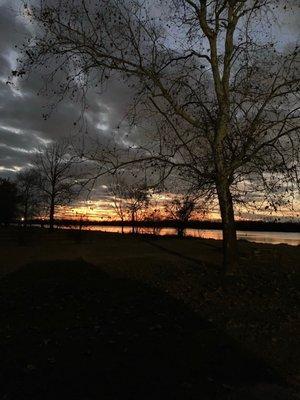 Watching the Sunset at Willow Beach State Park!