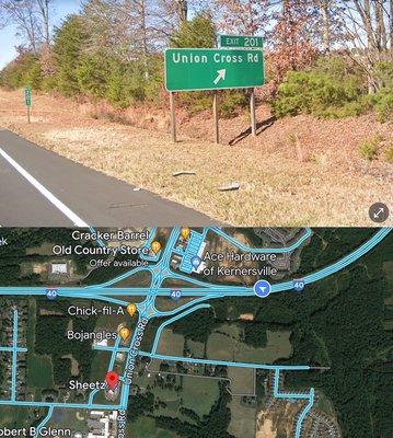 Conveniently located off of I-40 Exit 201 (Union Cross Rd) in Kernersville, NC