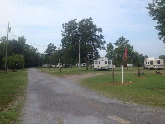 Front camp sites