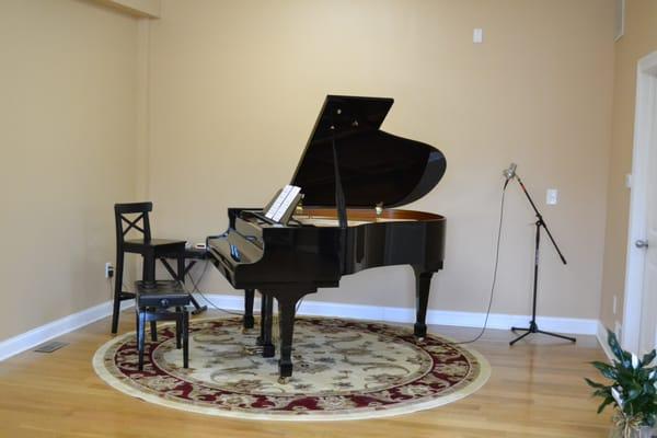 Altenburg 5'9" Grand Piano Studio A - Piano Studio We offer piano and voice lessons in this room as well as an extensive music library.