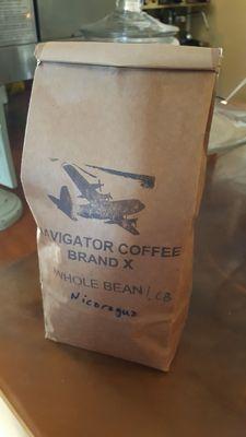 We purchased the Nicaraguan beans and drank Colombian. Yummy!!