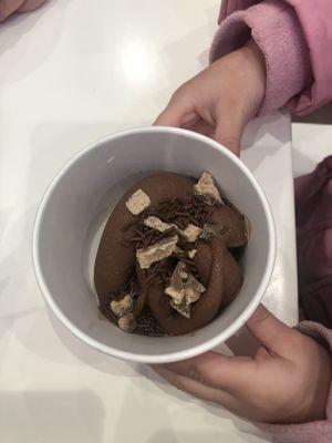 Chocolate Ice Cream, Kit Kats and Chocolate Spinkles