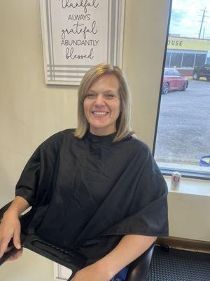 Beautiful highlights on my client.