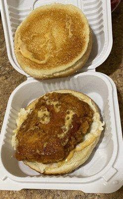 Nashville Hot Fried Chicken Sandwich