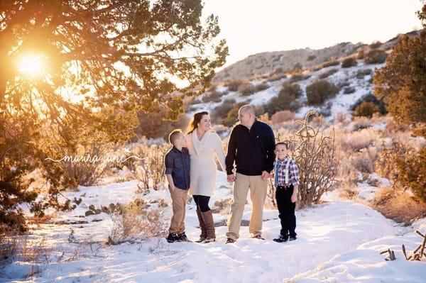 Family winter photos