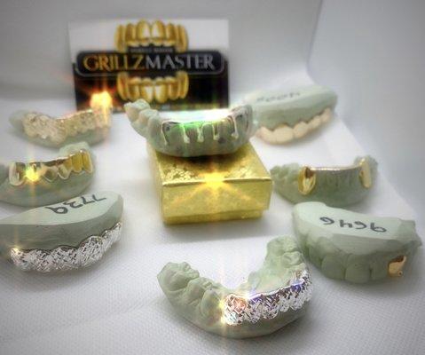 Custom Fit Real Gold Grillz