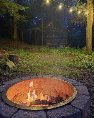 Toasted Marshmallow Cottage Fire pit