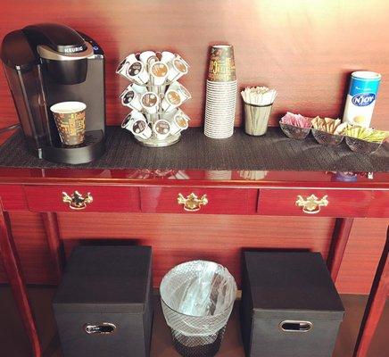 Free Coffee/Tea Bar!