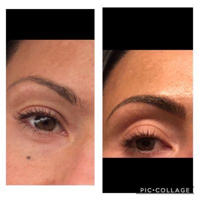 Microblading!!! Amber is amaze balls!!!! Thank you so so much!