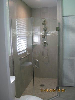 Custom shower remodel