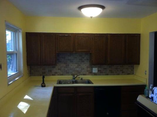 New kitchen Backsplash