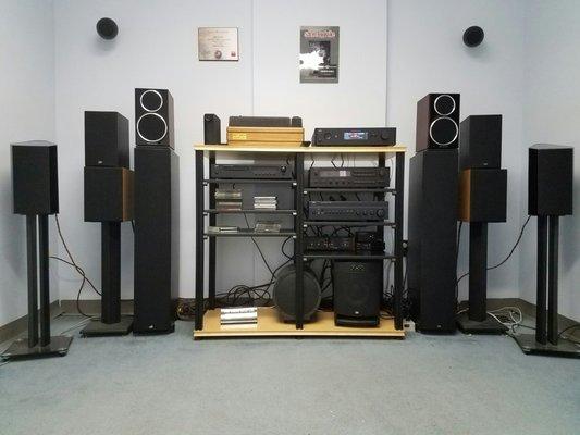 Affordable Amplifiers, CD Players, speakers, and Subwoofers