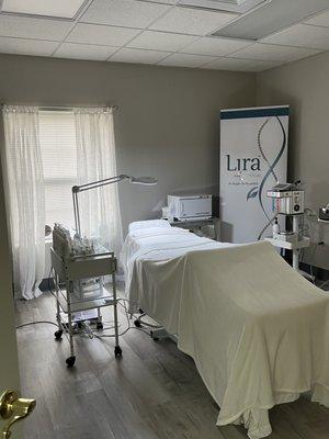 Treatment Room for advanced Services with Clinical grade skincare!