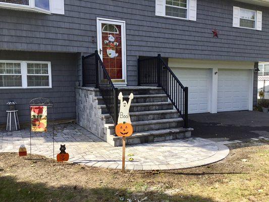 Black Aluminum Stair Railing - Suffolk, NY