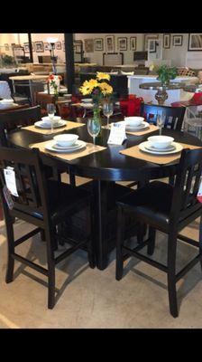 Dining room table and chairs