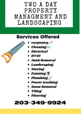 2 A Day Property Managment and Landscaping