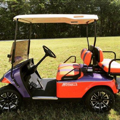 Custom Clemson Cart