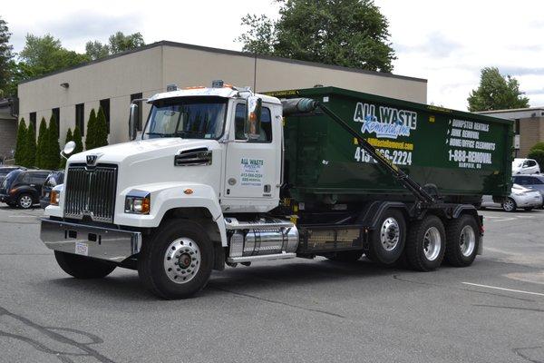 Our fleet of updated trucks and dumpsters