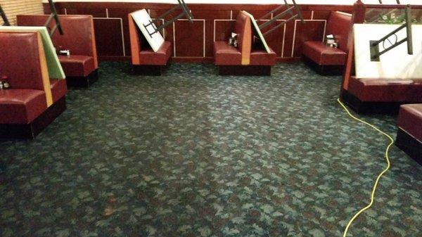 Restaurant Carpet Cleaning- Before & After