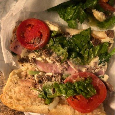 Chanellos sorry as meatless sandwich