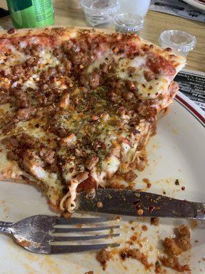 Sausage Pizza By The Slice