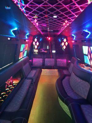 23 passenger party bus