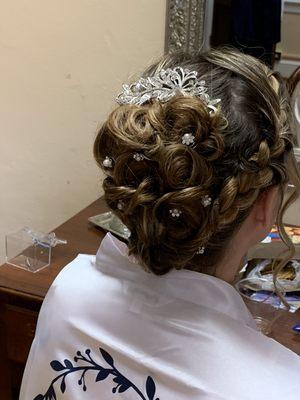 Bridal hair