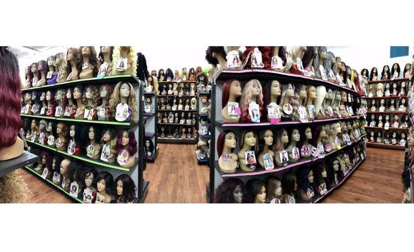 JK Beauty Supply's endless wig collection