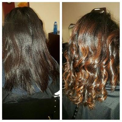 ombre hair color done by Nooria