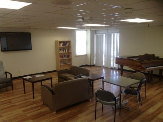 Lounge for family and patients