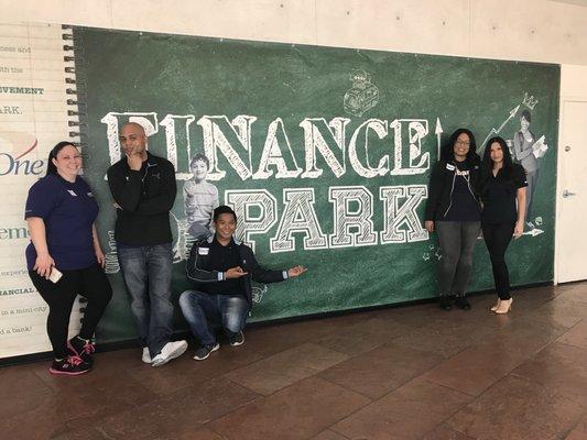 U.S. Bank employees volunteer at JA Finance Park #CommunityPossible  2/6/2018