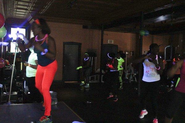 Glow workout.