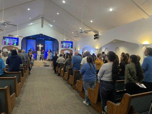 Interior of Worship Center