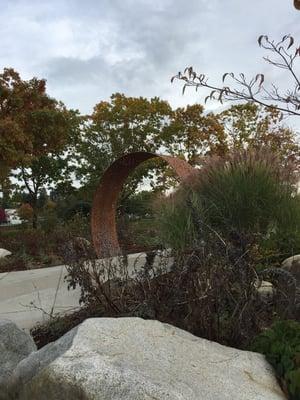 Entrance, from the first trio of benches.