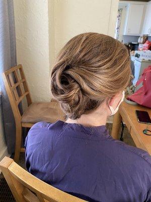 wedding updo