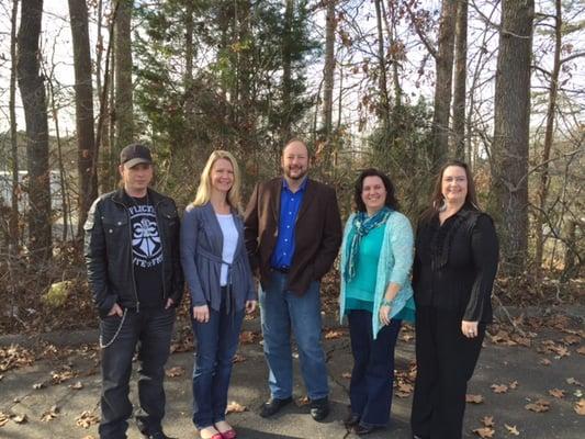 L to R Frank, Caroline, Scott, Jennifer, Beverly