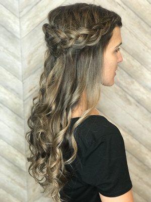 Bridal hair by Ashley