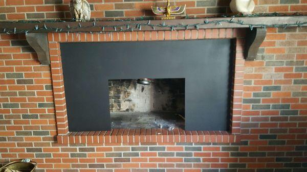 This is the custom surround installed.